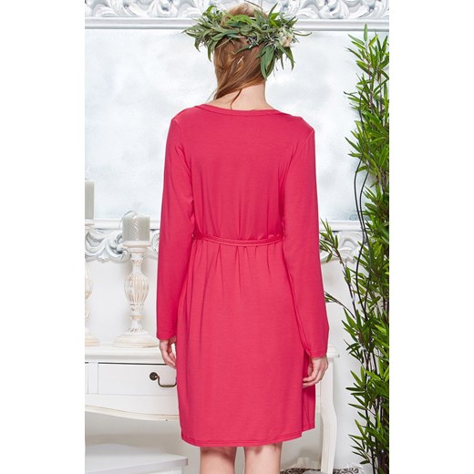 Szlafrok 54/2-146V/514, Kolor malinowy, Rozmiar L/XL, Miss Fabio ze sklepu Intymna w kategorii Szlafroki damskie - zdjęcie 137656144