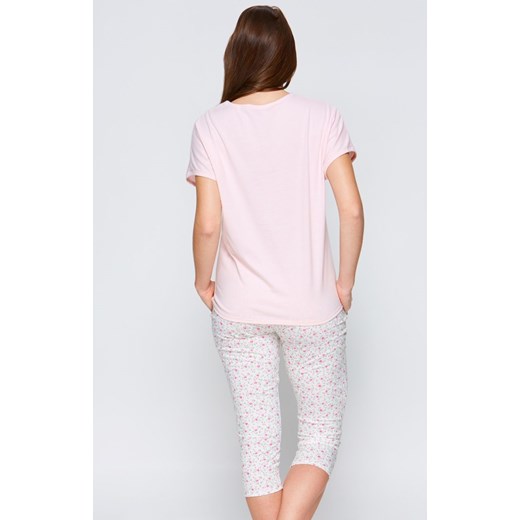 Piżama damska 67/5-44T/014A708, Kolor różowo-biały, Rozmiar S, Miss Fabio ze sklepu Intymna w kategorii Piżamy damskie - zdjęcie 137656403
