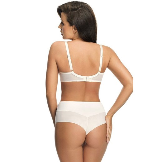 K496 Paradise biustonosz miękki soft z paskami, Kolor ecru, Rozmiar 65F, Gorsenia ze sklepu Intymna w kategorii Biustonosze - zdjęcie 137656932