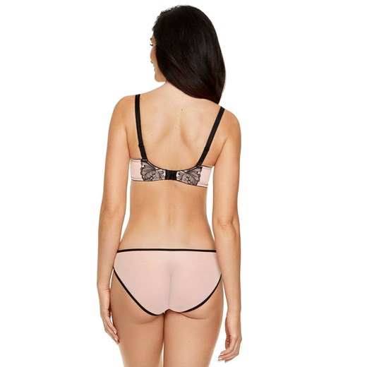 Flora F figi, Kolor czarno-różowy, Rozmiar 38, Gorteks ze sklepu Intymna w kategorii Majtki damskie - zdjęcie 137657300