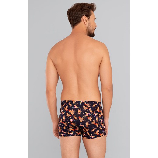 Bokserki świąteczne granatowe męskie Miko, Kolor granatowy-wzór, Rozmiar XL, Gee One ze sklepu Intymna w kategorii Majtki męskie - zdjęcie 137658470