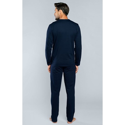 Niko piżama męska dł.dł., Kolor granatowy, Rozmiar M, Italian Fashion ze sklepu Intymna w kategorii Piżamy męskie - zdjęcie 137659323