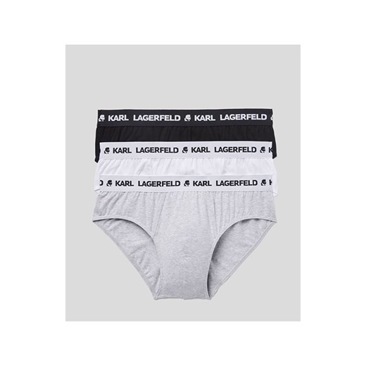 Karl Lagerfeld 3-pack slipów Logo 211M2103 ECO, Kolor multicolour, Rozmiar S, Karl Lagerfeld XL promocyjna cena Intymna