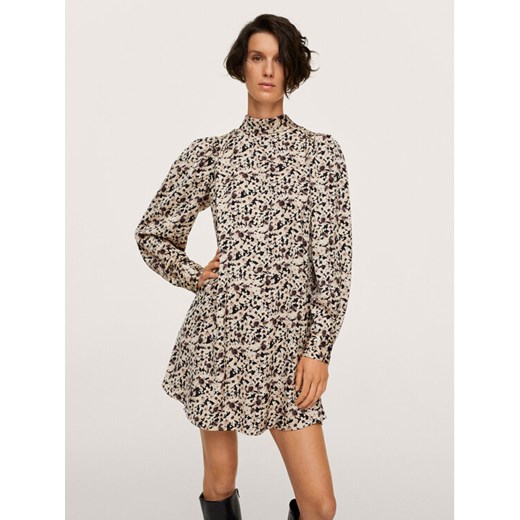 Mango Sukienka codzienna Pixie 17067729 Beżowy Relaxed Fit Mango XXL promocja MODIVO