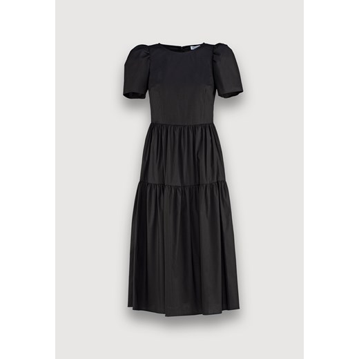 Czarna bawełniana sukienka z bufkami Molton 36 Molton