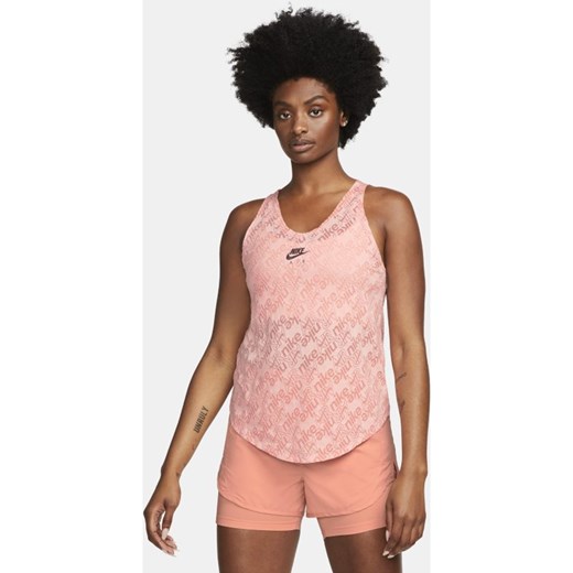 Damska koszulka bez rękawów do biegania Nike Air Dri-FIT - Różowy Nike XS Nike poland