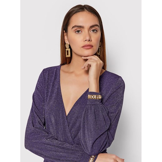 Kontatto Sukienka wieczorowa M1770 Fioletowy Slim Fit Kontatto M okazja MODIVO
