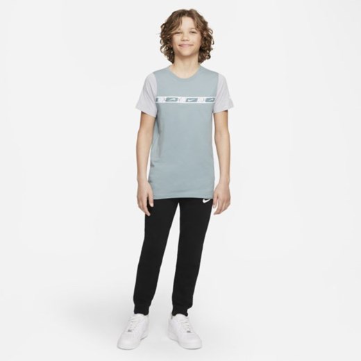 Koszulka z krótkim rękawem dla dużych dzieci Nike Sportswear - Szary Nike S Nike poland