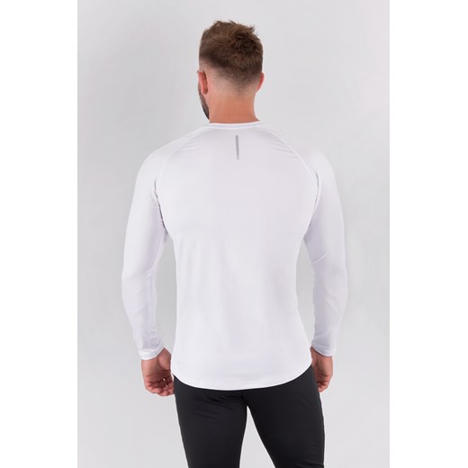 Męska koszulka szybkoschnąca VITAL ZIP LS : Kolor - Biały, Rozmiar - M Rough Radical L ROUGH RADICAL wyprzedaż