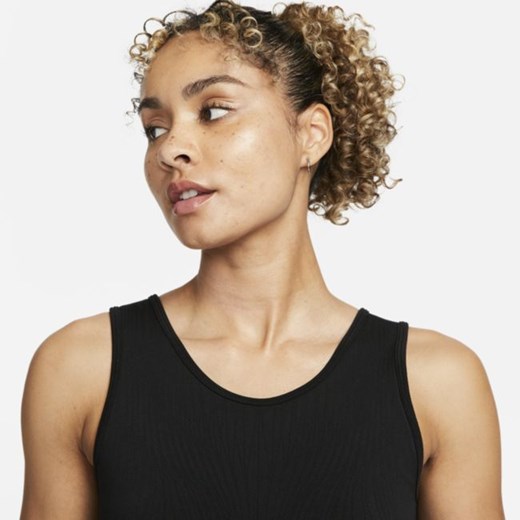 Krótka koszulka damska Nike Yoga Dri-FIT Advance - Czerń Nike XS Nike poland