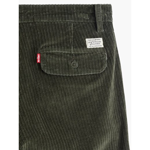 Spodnie sztruksowe "XX" - Loose fit -  w kolorze zielonym W32 Limango Polska okazja