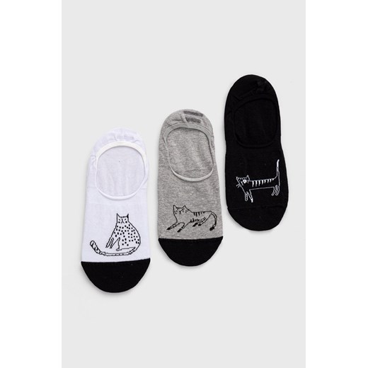 Skarpetki męskie w koty (3-pack) multicolor Medicine 43/46 wearmedicine