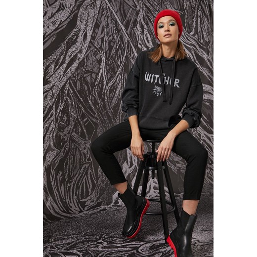Bluza bawełniana damska z kolekcji The Witcher czarna Medicine M wearmedicine