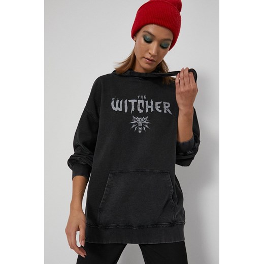 Bluza bawełniana damska z kolekcji The Witcher czarna Medicine L wearmedicine
