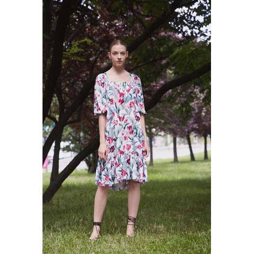 Sukienka damska z wiskozy w kwiaty Medicine XS okazja wearmedicine