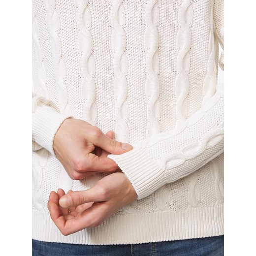 Sweter w kolorze białym XL okazyjna cena Limango Polska