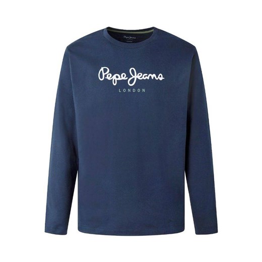 longsleeve męski pepe jeans pm508209 granatowy ze sklepu Royal Shop w kategorii T-shirty męskie - zdjęcie 137933944