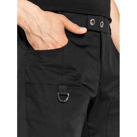 Les Hommes Spodnie materiałowe LMP137325U Czarny Regular Fit Les Hommes 48 MODIVO