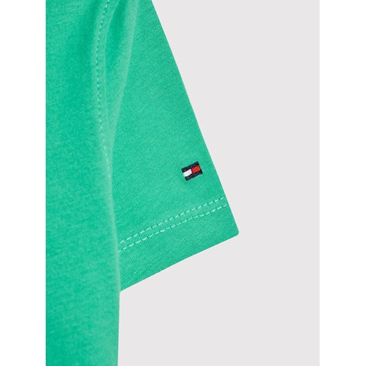 Tommy Hilfiger T-Shirt Logo KB0KB07012 D Zielony Regular Fit Tommy Hilfiger 16Y okazyjna cena MODIVO
