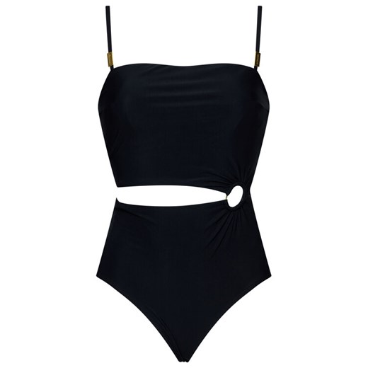 Calvin Klein Swimwear Strój kąpielowy Cut Out KW0KW01381 Czarny XS promocja MODIVO