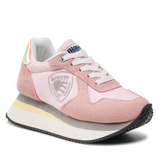 Sneakersy BLAUER - S2TIANA01/NYS Pink 35 eobuwie.pl