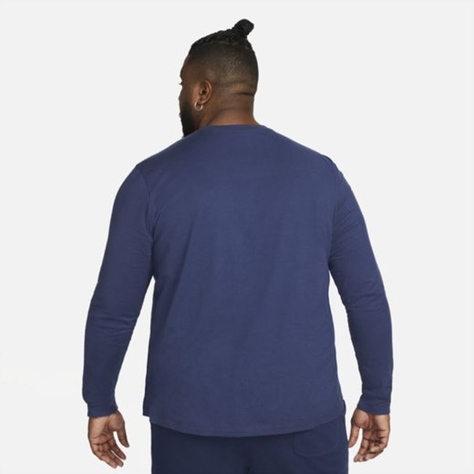 Męski T-shirt z długim rękawem Nike Sportswear - Niebieski Nike L Nike poland