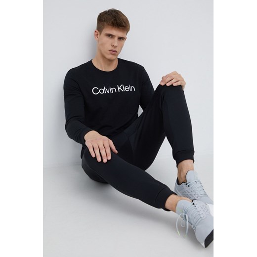 Calvin Klein Underwear bluza męska kolor czarny z nadrukiem Calvin Klein Underwear S ANSWEAR.com