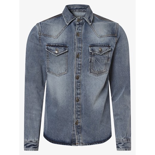 Redefined Rebel - Męska koszula jeansowa – RRChru, niebieski Redefined Rebel L okazyjna cena vangraaf