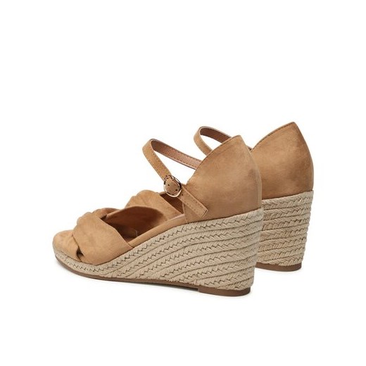 Espadryle damskie Clara Barson casual na lato na koturnie