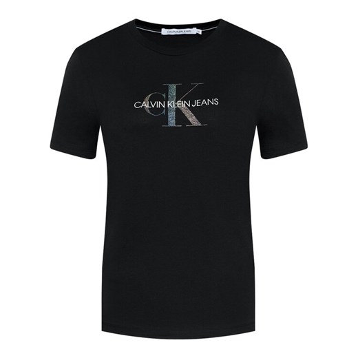 Calvin Klein Jeans T-Shirt J20J215316 Czarny Regular Fit S MODIVO wyprzedaż