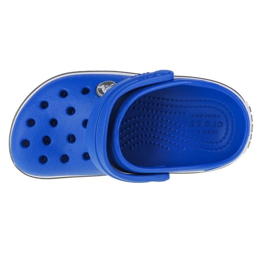 Klapki Crocs Crocband Clog K Jr 207005-4JN niebieskie Crocs 22 ButyModne.pl