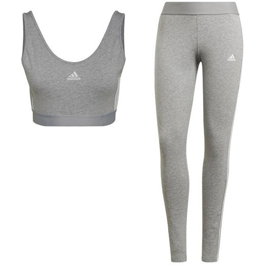 Komplet treningowy damski Essentials 3-Stripes Adidas XS wyprzedaż SPORT-SHOP.pl