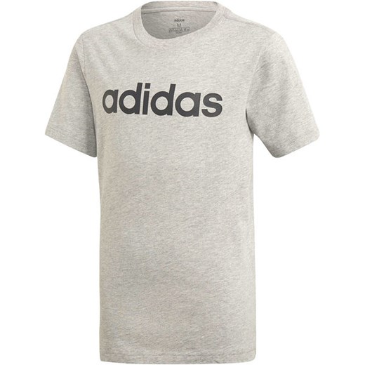 Koszulka chłopięca Essentials Linear Logo Adidas 128cm okazja SPORT-SHOP.pl