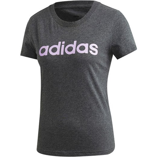 Koszulka damska Essentials Linear Slim Adidas XXS wyprzedaż SPORT-SHOP.pl