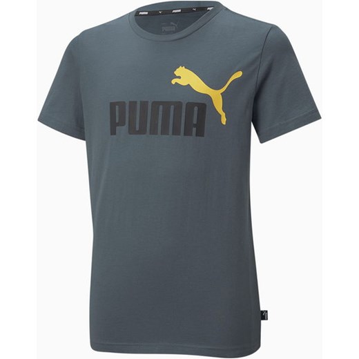 Koszulka juniorska Essentials+ 2 Colour Logo Tee Puma Puma 140cm wyprzedaż SPORT-SHOP.pl