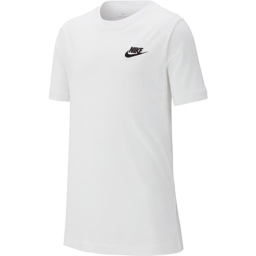 Koszulka młodzieżowa Sportswear Futura Tee Nike Nike 128-137 promocyjna cena SPORT-SHOP.pl