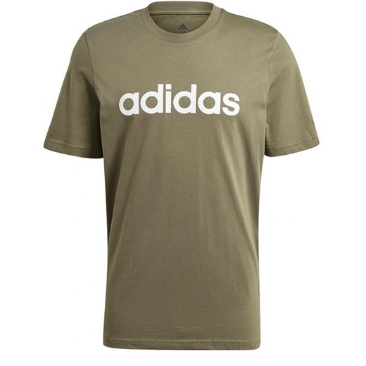 Koszulka męska Essentials Embroidered Linear Logo Tee Adidas XL okazyjna cena SPORT-SHOP.pl