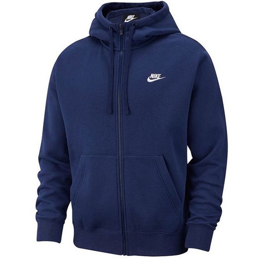 Bluza męska Sportswear Club Fleece Full Zip Nike Nike XL promocyjna cena SPORT-SHOP.pl