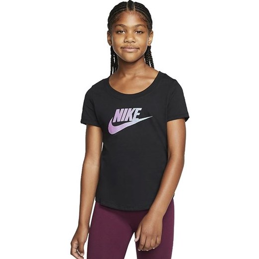 Koszulka dziewczęca Sportswear Scoop Futura Tee Nike Nike 147-158 promocyjna cena SPORT-SHOP.pl
