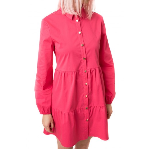Sukienka oversize - fuksja długi rękaw Ubierzto.pl 40 Ubierzto.pl