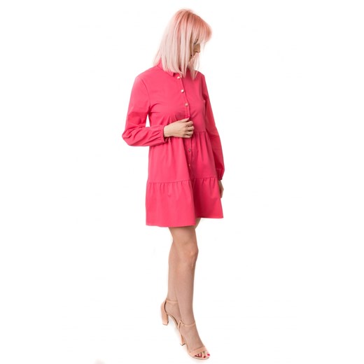 Sukienka oversize - fuksja długi rękaw Ubierzto.pl 36 Ubierzto.pl