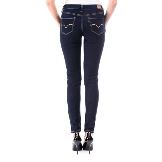 Jeansy Levi's Legging "Canal Rinse" be-jeans czarny elastyczne
