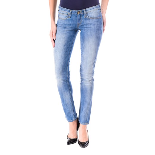 Jeansy Lee Lynn Low Skinny "Blue Favourite" be-jeans niebieski elastyczne