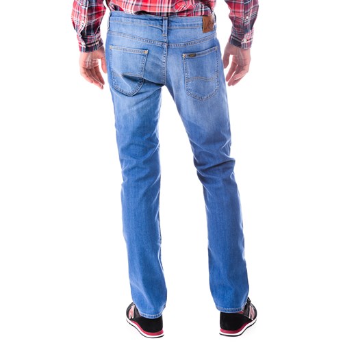 Jeansy Lee Powell Low Slim "Blue Stream" be-jeans niebieski jasne