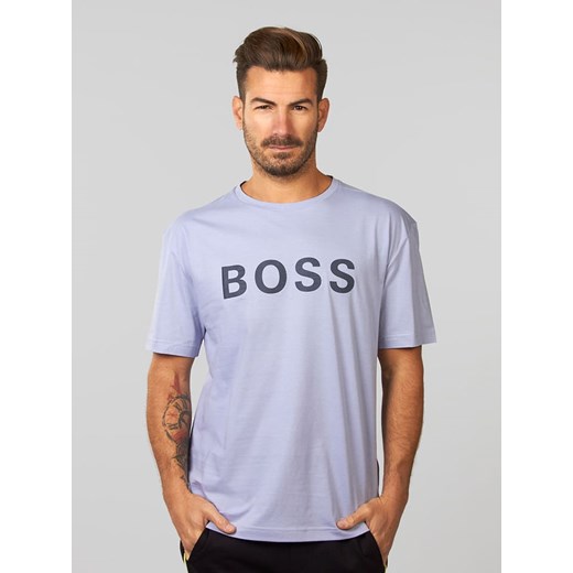 Koszulka w kolorze błękitnym Hugo Boss S promocyjna cena Limango Polska