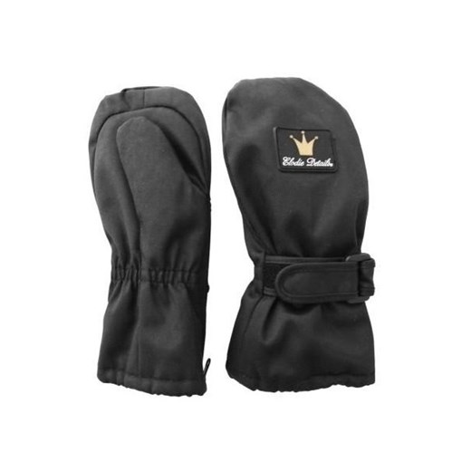 Rękawiczki Black Edition - Elodie Details r. 24-36 moda-mini czarny łatki