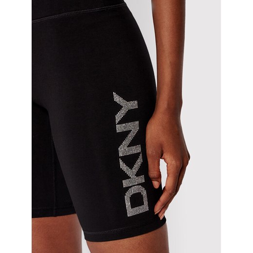 DKNY Sport Szorty rowerowe DP1S4865 Czarny Skinny Fit XS promocyjna cena MODIVO
