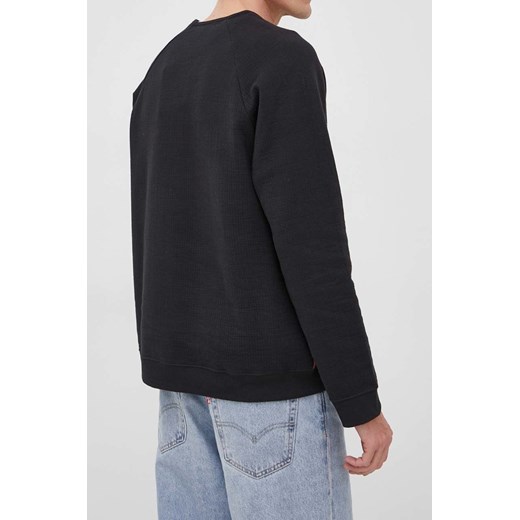 Paul Smith bluza z domieszką wełny męska kolor czarny gładka Paul Smith XL ANSWEAR.com
