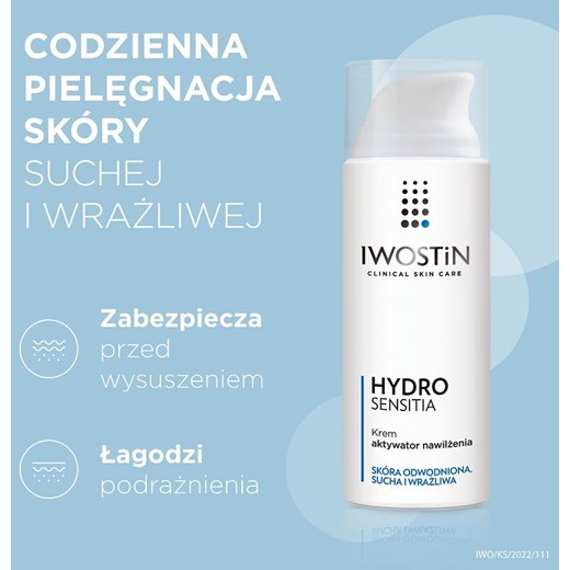 Iwostin Hydro Sensitia - krem-aktywator nawilżenia 50ml Iwostin 50 ml wyprzedaż SuperPharm.pl