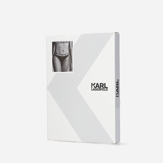Figi damskie Karl Lagerfeld Logo Thong 211W2110 999 S sneakerstudio.pl